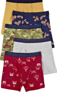 Carter's Boy's 5-Pack Cotton Boxer Briefs (Multi Gamer/Camo/Bike, 6/7) - Picture 1 of 1