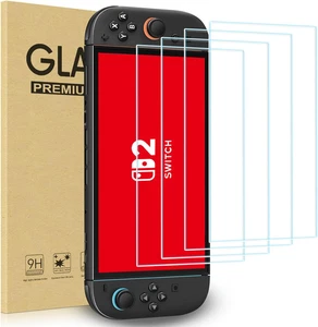 4-Pack Tempered Glass Screen Protector for Nintendo Switch 2 2025, 7.9-Inch 9H H - Picture 1 of 6