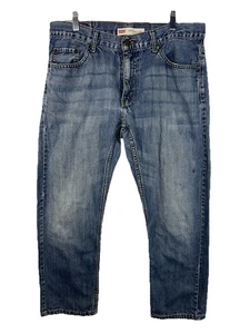 Jeans Levi’s 505 Youth 14H 33x28 blu regular fit lavaggio medio denim husky ragazzo - Foto 1 di 7