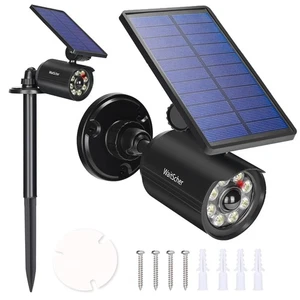 Solar Lights Outdoor Motion Sensor Fake Camera 360° Rotatable Solar Flood Lig... - Picture 1 of 6