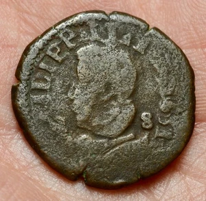 NAPOLI - FILIPPO IV 1621-1665 -AE/ TORNESE 1631 RARA ! - Picture 1 of 2
