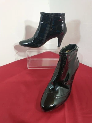 Botines Cole Haan para mujer talla 6B charol negro  Foto 1 de 4
