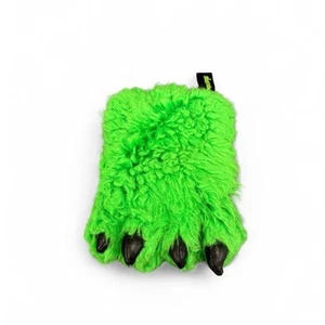Vintage Goosebumps Christmas stocking  green fur Monster hand - Picture 1 of 5