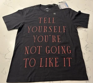 Uniqlo Men's Matthew Brannon SPRZ NY Moma T Shirt Black L- Tell Yourself.Like It - Picture 1 of 8