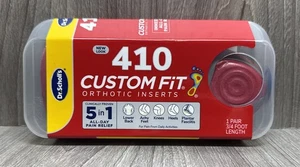 Dr. Scholl’s CF 410 Custom Fit plantare ortopedico lunghezza 3/4 inserti 410 NUOVO SIGILLATO - Foto 1 di 1