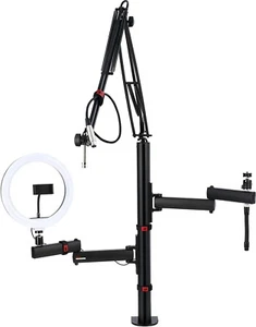 Gator Frameworks All-In-One Content Creator Albero con Luce, Microfono e Fotocamera Atta - Foto 1 di 6