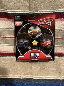 Disney Pixar Cars "Mini Racers" Die-Cast 3 Pack 2016 Metal Vehicles - Metallic - Picture 1 of 2