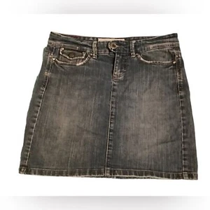 Y2K Lightly Distressed Tommy Hilfiger denim skirt 4 - Picture 1 of 6