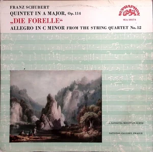 SMETANA QUARTET FRANZ SCHUBERT QUINTET IN A MAJ/ALLEGRO IN C MIN VINYL LP 107-78 - Picture 1 of 4