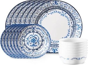 Corelle Portofino Dinnerware Set 18 Piece 6 x 26cm Dinner Plate 6 x 17cm Side-AU - Picture 1 of 12