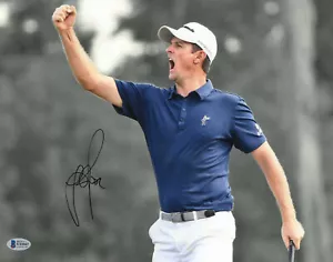 JUSTIN ROSE PGA TOUR SIGNED AUTO 11X14 PHOTO AUTHENTIC AUTOGRAPH BECKETT COA 3 - Picture 1 of 1