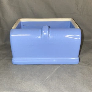 Coldspot Kühlschrank Geschirr von Hall China Cadet Blue Made in USA nur Boden - Bild 1 von 3