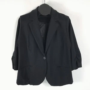 Blazer Torrid Studio Ponte ajuste a medida para mujer Plus 3/3X negro elástico carrera - Imagen 1 de 12