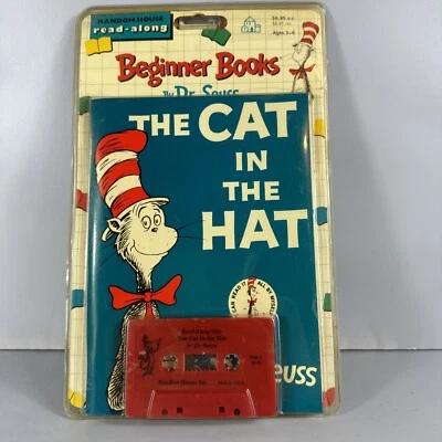 1992 Beginner Books - Dr Seuss The Cat in the Hat w/Cassette - Image 1 of 2