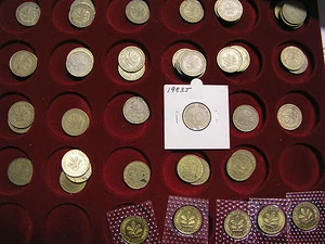 10 Pfennig 10Pf  Münzen Münze 1950-2001 BRD German coins Wahl ADFGJ Prägestätte - Bild 1 von 1