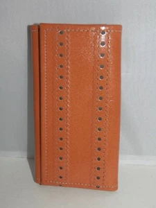 Vintage Ladies Princess Gardner KEY CASE - Brown Leather Tri-fold Snap Closure - Picture 1 of 9