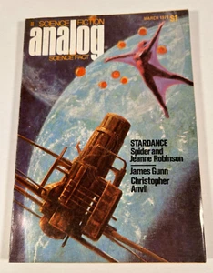 Analog Science Fiction and Fact March 1977 Spider & Jeanne Robinson James Gunn - Picture 1 of 6