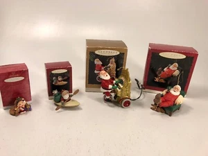 Set Of 4 Hallmark Christmas Keepsake Ornaments Collectable H7 - Imagen 1 de 8