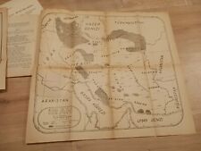 1942 Turkish Book And Map Horasan AZERBAIJAN IRAQ KUWAIT TURKMENISTAN 