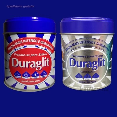 2 Duraglit Cotone Attivo Ovatta per Pulire Argento Metallo e anch Oro e Ottone - Immagine 1 di 4