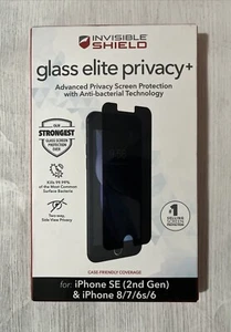 ZAGG Invisible Shield Glass Elite Privacy+ for iPhone SE 3rd & 2nd Gen, 8/7/6s/6 - Picture 1 of 1