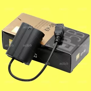 Conector de alimentación Nikon EP-5B para D7500 D850 D810 D800 D750 D610 D500 Z5 Z6 Z7 Z8 - Imagen 1 de 1