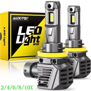 Super Bright 22000LM 120W H11 LED Headlight Low Beam Bulb Pure White Canbus 2/4X - Picture 1 of 22