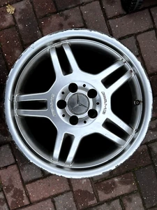 MERCEDES-BENZ C CLASS W202 W203 AMG 17" REAR RONAL WHEEL A1704012102 8.5J #2 - Picture 1 of 12