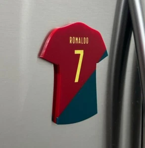 Cristiano Ronaldo Portugal #7 Inspirado Jersey Imán Nevera Imán Hogar Kit - Imagen 1 de 4