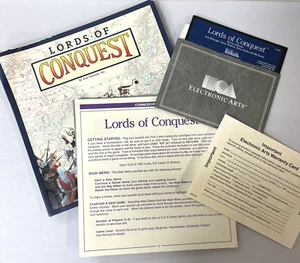 Vintage Lords of Conquest Electronic Arts Commodore C64 C128 5,5" Disk & Guide - Bild 1 von 7