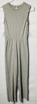 Macacão feminino tamanho 4 100% algodão cinza - Imagem 1 de 2