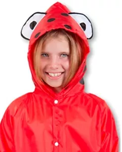 Raincoat Lady Bug One Size fits All:Ages 5-12) Red Cloudnine Children's - Picture 1 of 3