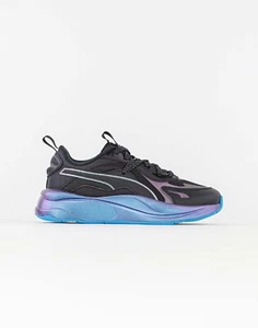 WOMENS PUMA RS CURVE LIGHT SENSE Black, Blue, Purple Sneakers Womens US Size 6 - Picture 1 of 4