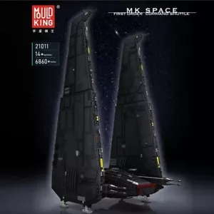 Building Blocks Mould King Space Command Upsilons Shuttle Ship Toys Kids - Picture 1 of 8