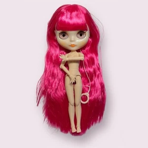 DBS Factory "Blythe" Gelenkpuppe mit schönen langen und dicken himbeerrosa Haaren - Bild 1 von 16