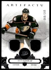 2017-18 Upper Deck Artifacts Materials Silver Ryan Getzlaf 060/165 Anaheim Ducks