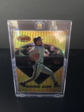 1996 Bowmans Best Refractor Gold Moises Alou Card#64 Montreal Expos