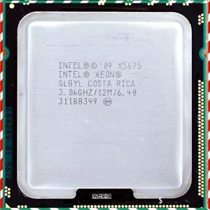 3.06GHz / 12M / 6.40 MATCHED PAIR Intel Xeon X5675 Hex Core SLBYL CPU Processor - Picture 1 of 3