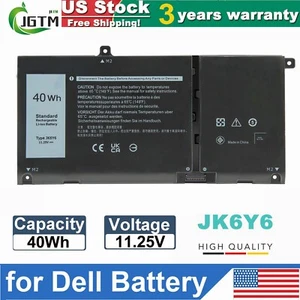 JK6Y6 Laptop Battery for Dell Latitude 3410 3510 Vostro 5300 5401 5501 C5KG6 New - Picture 1 of 19