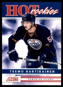2011-12 Score Hot Rookies Teemu Hartikainen RC #511 - Picture 1 of 2