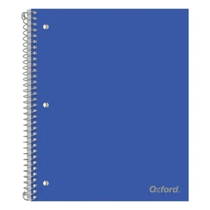 Verschiedene Oxford 1 Fach Poly Notizbücher College liniert 100 Blatt 9 x 11 Zoll - Bild 1 von 7