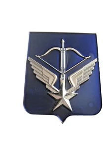 RARE INSIGNE DES COMMANDOS ALAT / DETALAT LE COS (EN TRANSLUCIDE ARGENTE) - Picture 1 of 3