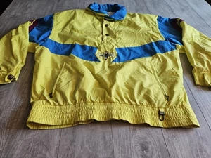 💥Vintage 90s Bogner Ski Windbreaker Jacket Aztec Style Mens Size Medium - Picture 1 of 17