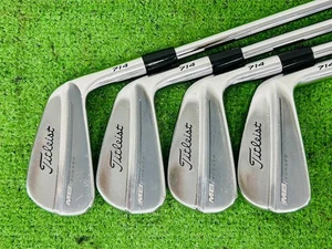 Titleist 714 MB Forged Iron Set 3-9+PW RH Dynamic Gold S200 Stiff Steel G13604 - Picture 1 of 7