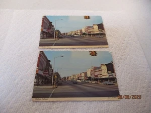 Goshen IN Indiana Vintage Main Street Postcards unused - Picture 1 of 2