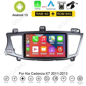 4+64GB Car stereo radio for Kia Cadenza K7 2011-2013 Carplay Android 13 GPS BT - Picture 1 of 20