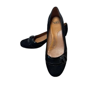 SOFFT elegante Damenschuhe schwarz Pfennigabsatz Größe 11W - Bild 1 von 10