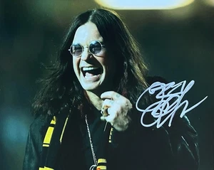 Foto autografiada de 8x10 de Ozzy Osbourne - Imagen 1 de 1