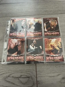 Spike Buffy The Vampire Slayer Spike And Buffy 6 Card Set - Picture 1 of 2