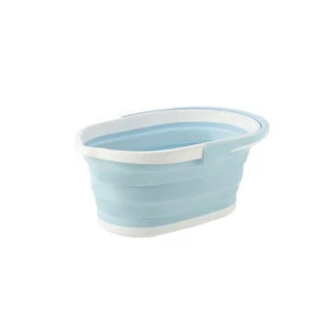 1 Pz Secchio Acqua Pieghevole, Secchio in Plastica per Pulizia Esterni4586 - Foto 1 di 10